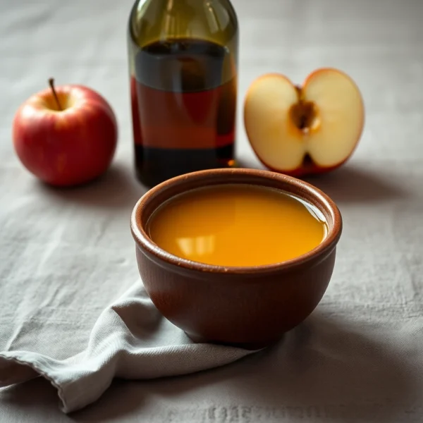 Bolee de cidre doux fermier et pommes