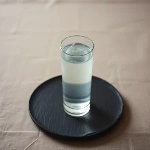 Verre d eau plate