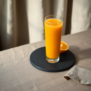 Verre de jus d orange presse