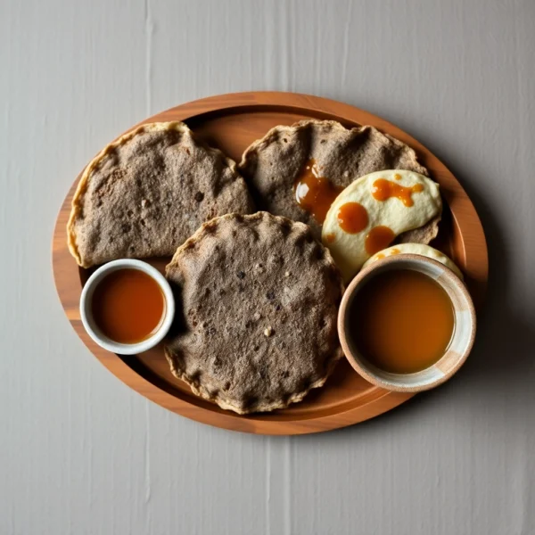 Menu Grande Faim : deux galettes, une crepe et une boisson